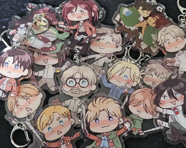 [END STOCK] Shingeki no Kyojin keychain
