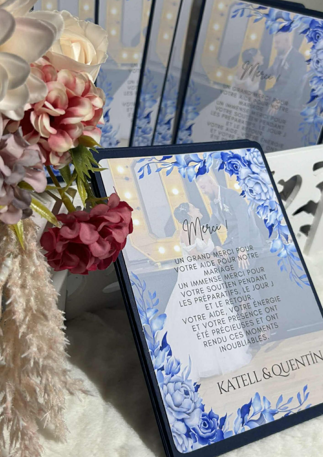 Carte remerciement