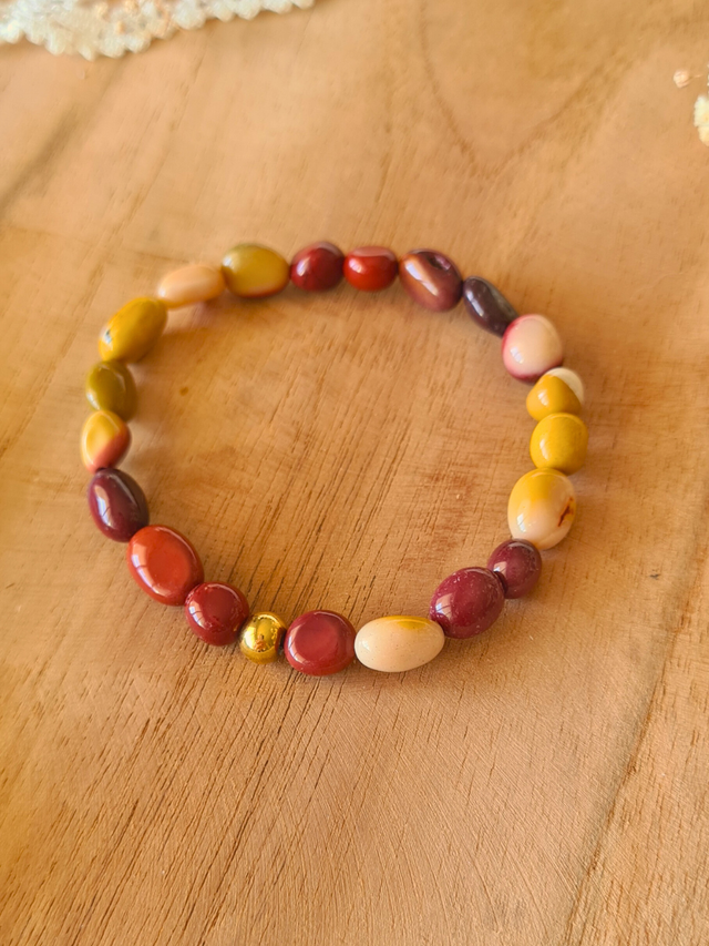 Bracelet Astéria Jaspe mokaïte - Confiance en soi