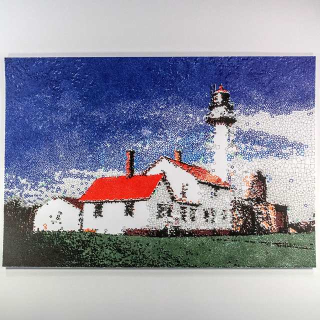 Whitefish Point Lighthouse A4 Pen Plot