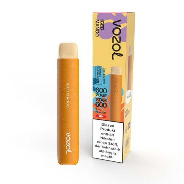 Vozol Star 600 - Iced Mango - 20mg/ml // Steuerware