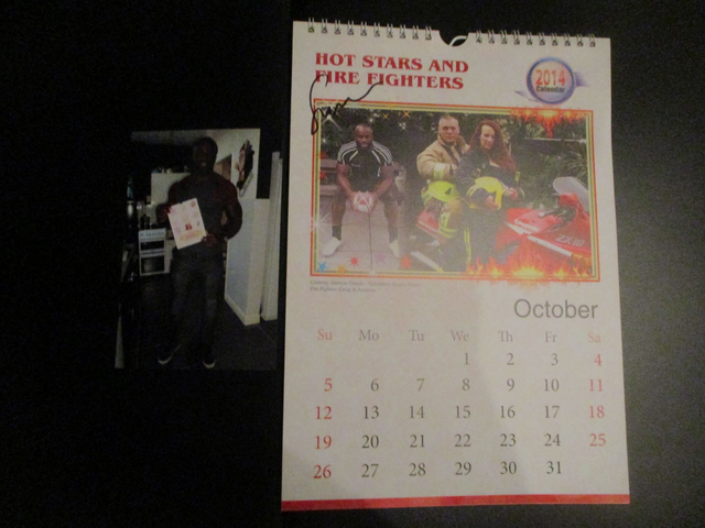 Samson Dauda Authentic Autographed Signed Items In-Person At Our Private Signing On 20th December 2013