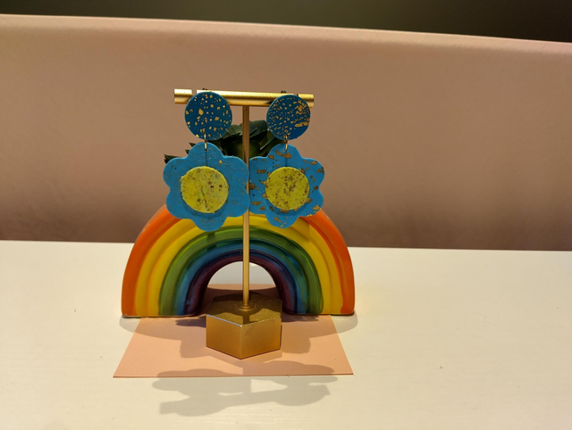 
Blue Skies Flower Power Earrings