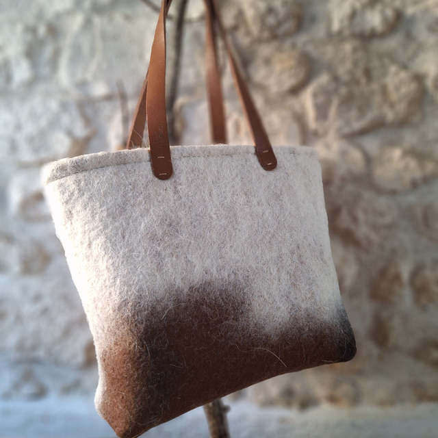 Sac en feutre d'alpaga