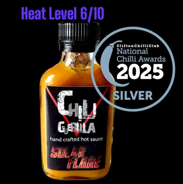 "Solar Flare" Chiliguerilla Hand Crafted Hot Sauce 100ml. 14,95€/100ml 