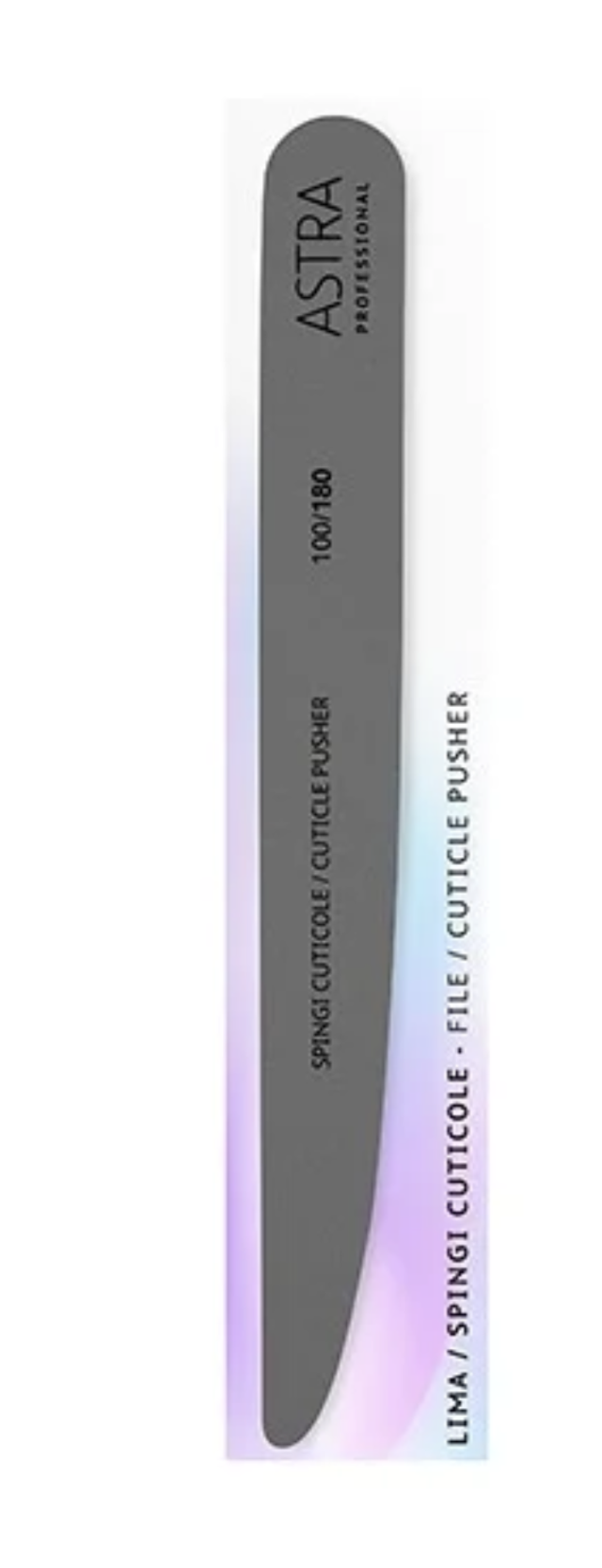 Lime double face à gros grain 100/180 Lime repousse-cuticules Professional