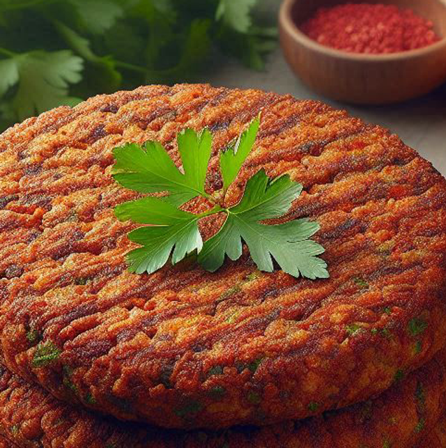 حبه فلافل كبيره بالقالب اليدويgrosse stück Falafel u