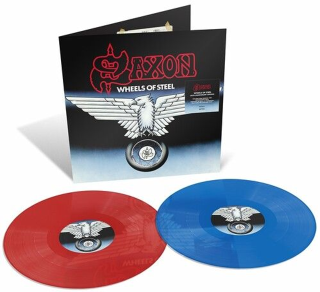 Saxon Wheels Of Steel 2LP Red/ Blue Vinyl RSD2025