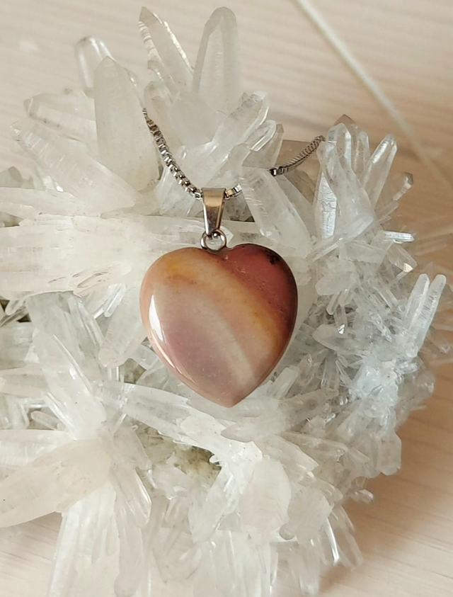 Cœur Jaspe Mokaïte