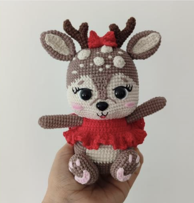 🦌❄️ Renne au crochet 🦌❄️