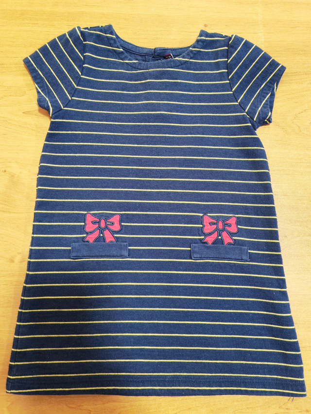 Robe rayée  3 ans