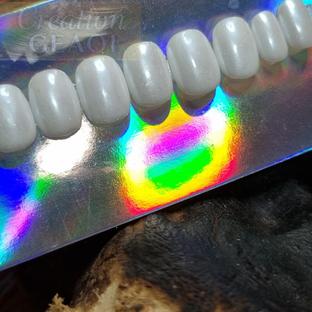 White glass little carré xs créer à la commande délai de 7 jours 