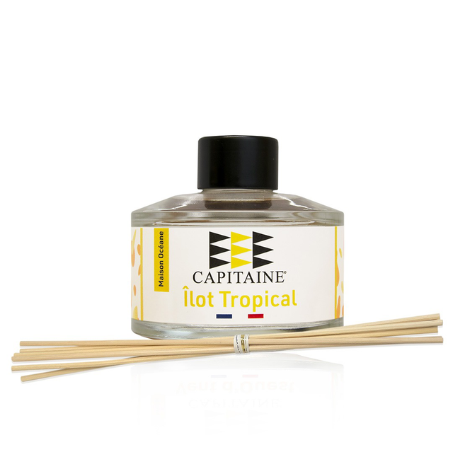 Diffuseur d&#039;Ambiance Solaire - Îlot Tropical - 100ml - Capitaine Cosmétiques