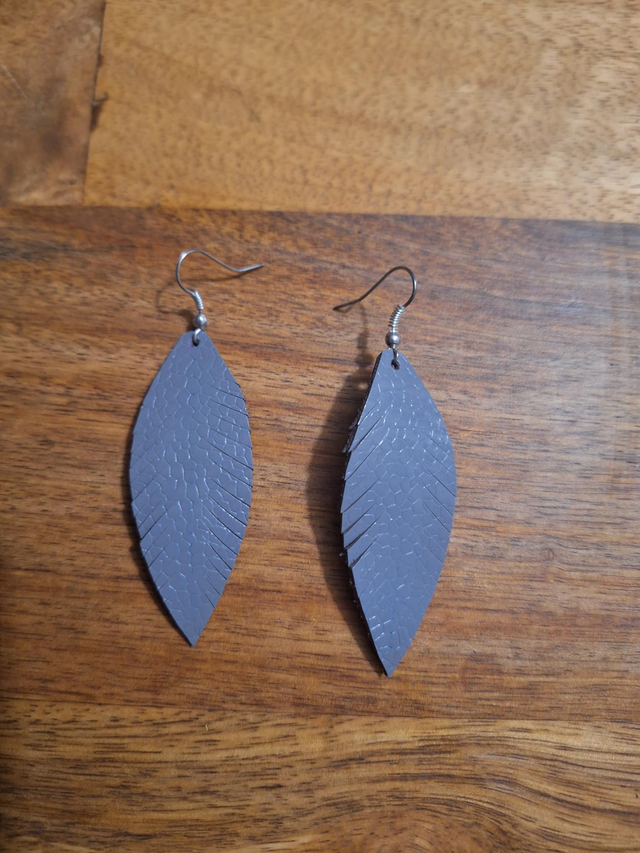 Boucles d'oreilles plumes 
