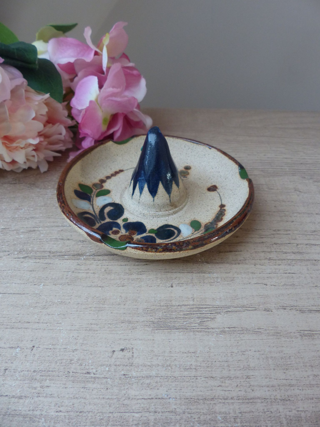 Cendrier Chapeau Sombrero Mexicain Poterie, Décoration Murale Chapeau Mexique en Argile, Amusant Vide Poche Poterie en Forme de Chapeau