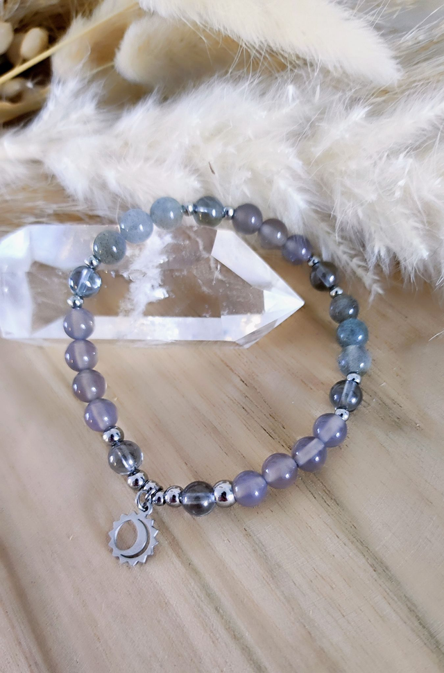 Bracelet "Stabilité" Agate et Labradorite