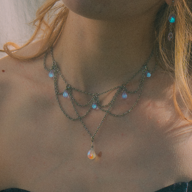 Collier Élysia violet