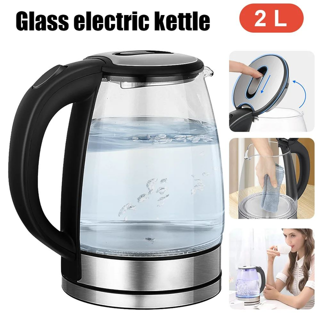 Bouilloire électrique de plus grande capacité 2L