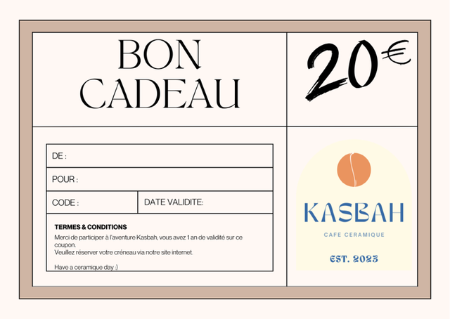 Carte cadeau 20€