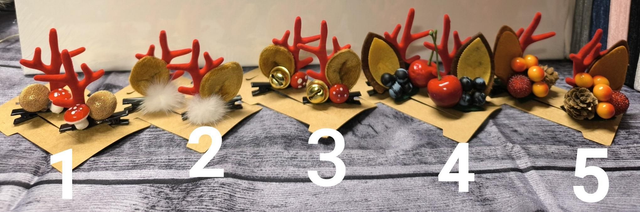 2 Pinces déco noël 