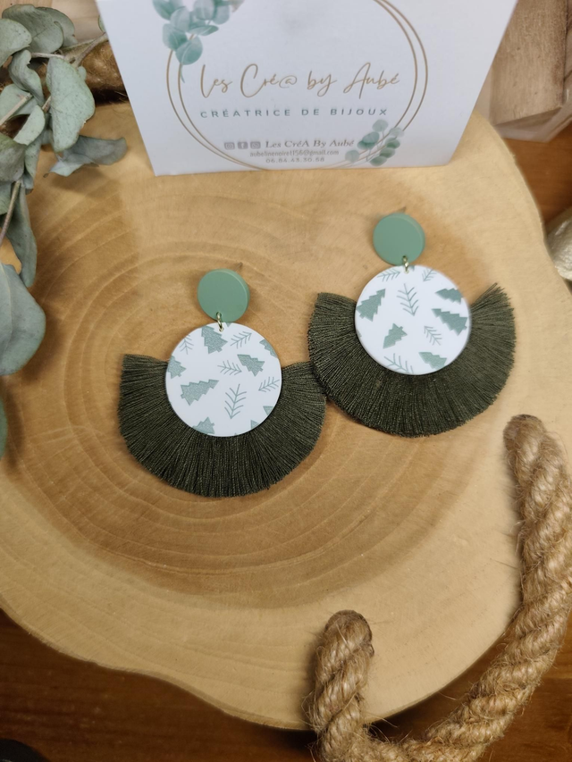 Bo bohème sapin/kaki 0000173