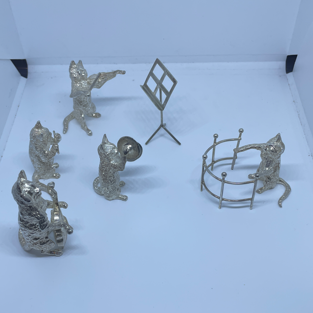 S.J Rose &amp; Sons Cat Orchestra – Set of 7 Pieces