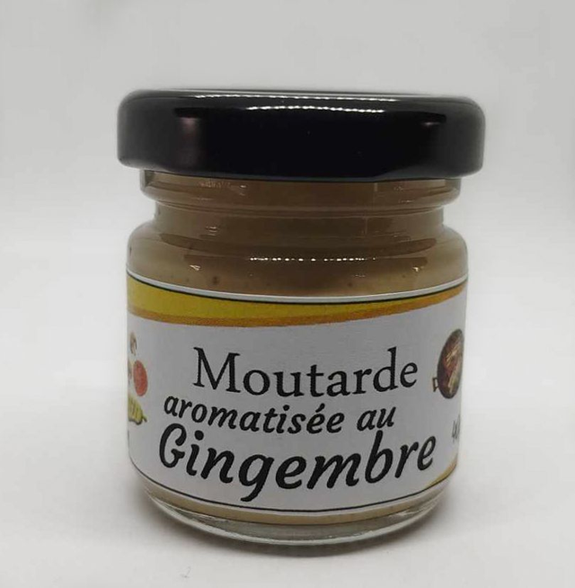 Mini Moutarde aromatisé au Gingembre