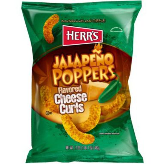 Herr's Jalapeno Cheese Curls 198g