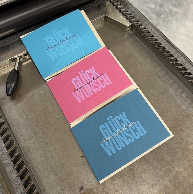 3er Set Herzlichen Glückwunsch 