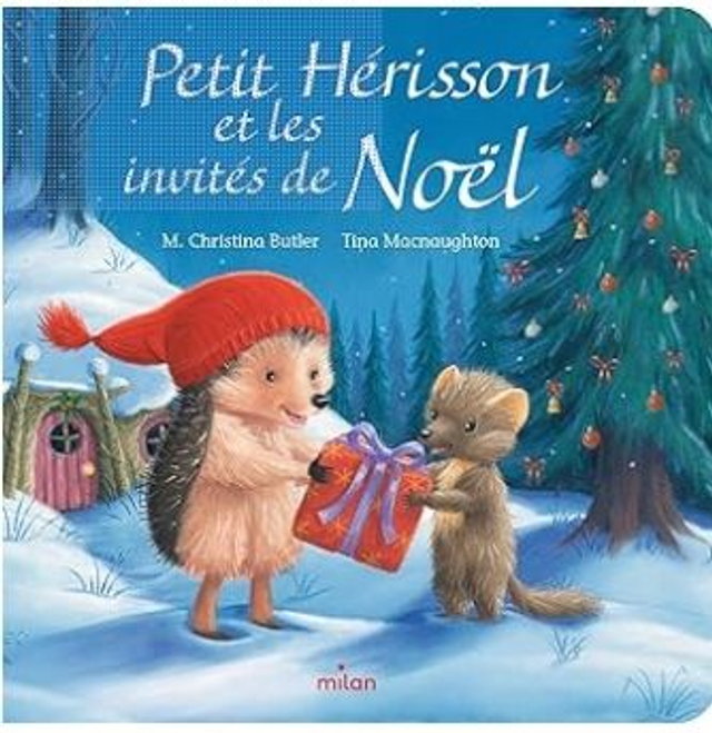 Petit hérisson et les invités de Noël