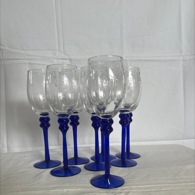 Verre soufflé ciselé 