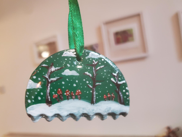"Winter Wonderland" Clay Ornament 