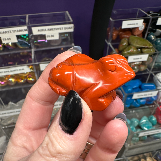 Red Jasper Frog 