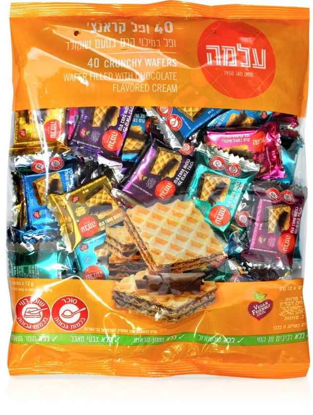 Alma Mini Crunchy Choc Ind&#039; Wafers Mixed Colours