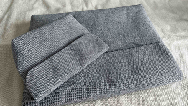 Laptophülle und Ladetasche – gray blue