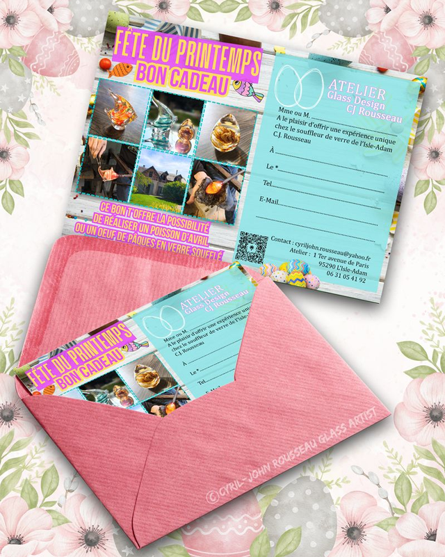 Bon cadeau Poisson d'Avril / Œuf de Pâques