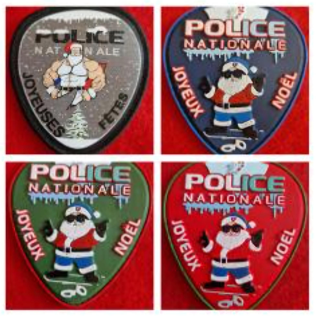 Patch Police Nationale Noël 