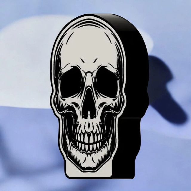 Lampe 3D Tête de Mort LED - Un design sombre et stylé pour une ambiance unique ! 