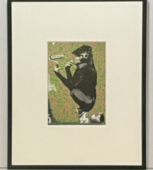 Banksy 3 - gerahmt 