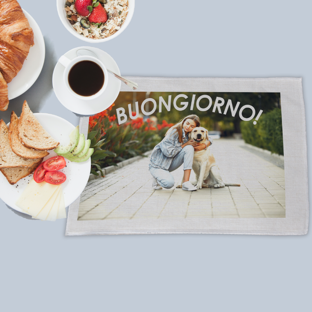 Tovaglietta americana in tela juta lavabile nel formato 30x40