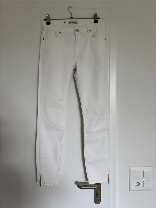 Pantalon blanc Zara Woman “premium denim collection” (33)