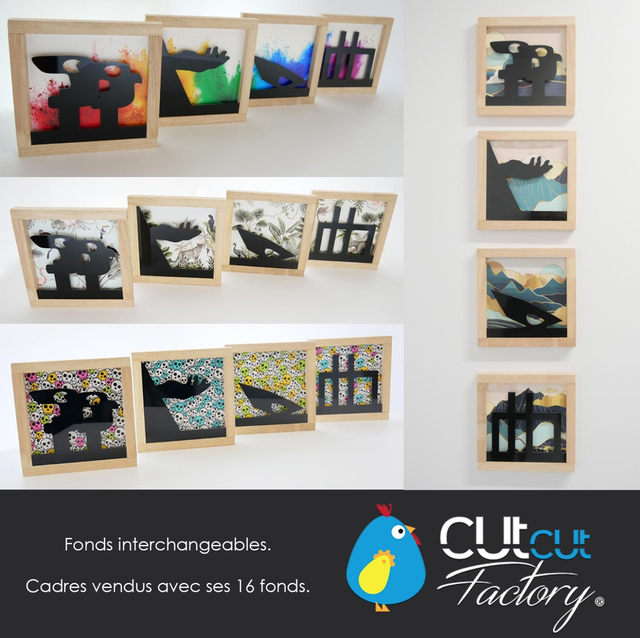 4 Cadres LH² + 16 fonds