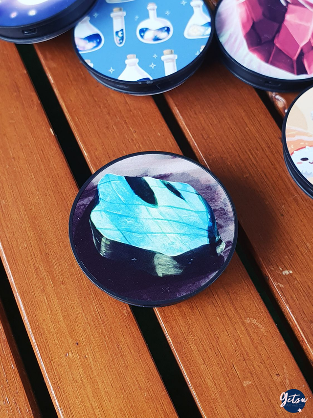 Poignée de téléphone labradorite