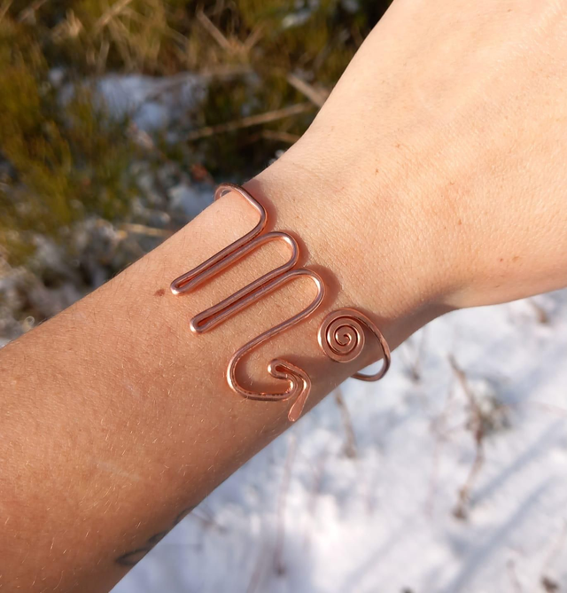 ♏️ Bracelet Cuivre Scorpion 