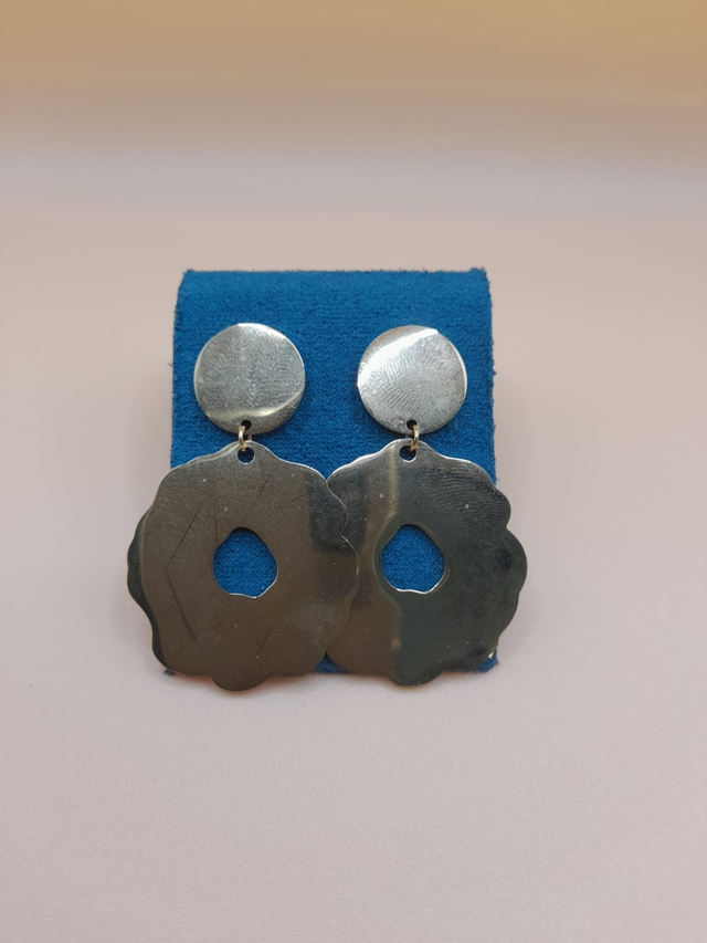 Pendientes aro irregular