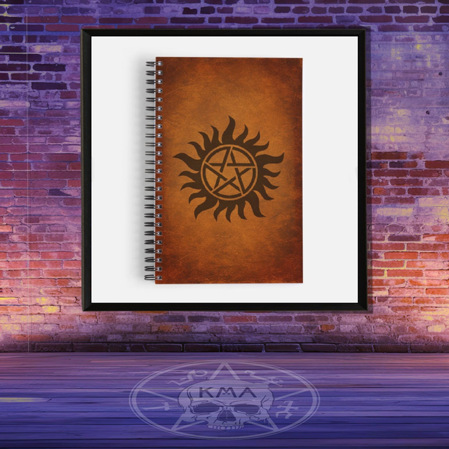 Supernatural Soft-Touch A5 Notebook – Anti-Possession Design