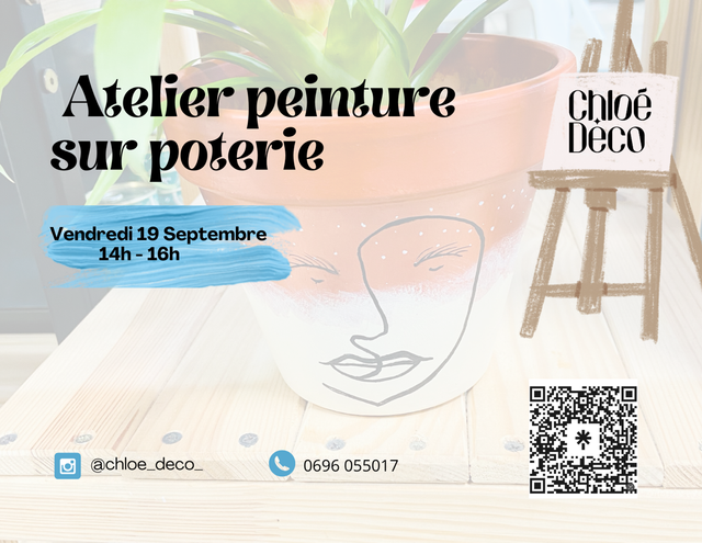 Atelier peinture sur poterie  