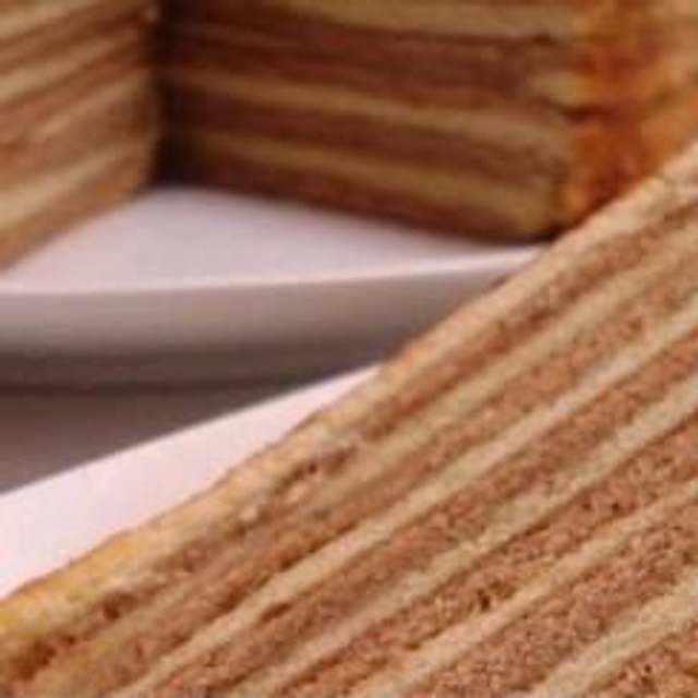 Spekkoek Met Vanille Ijs