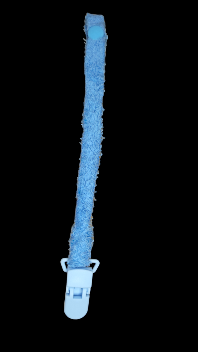 Accroche sucette bleu