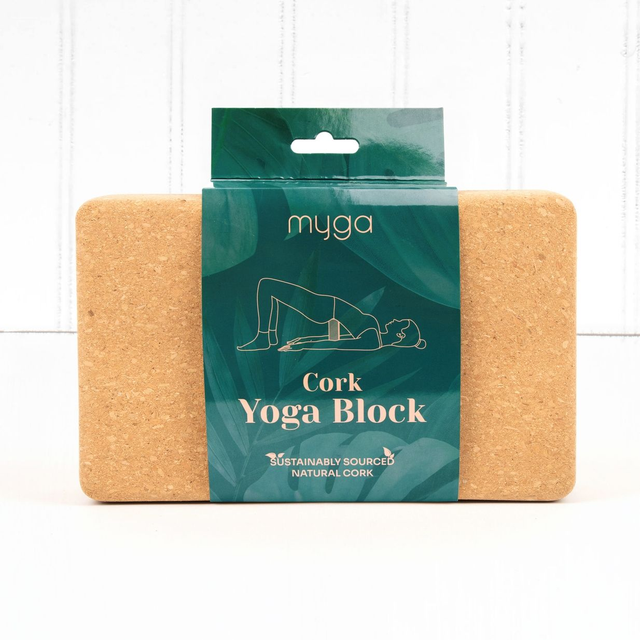 Bloque de yoga de corcho PREMIUM extra grande